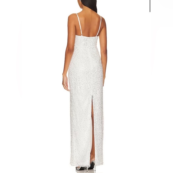 MAJORELLE White Galleria Gown size S - Picture 3 of 8